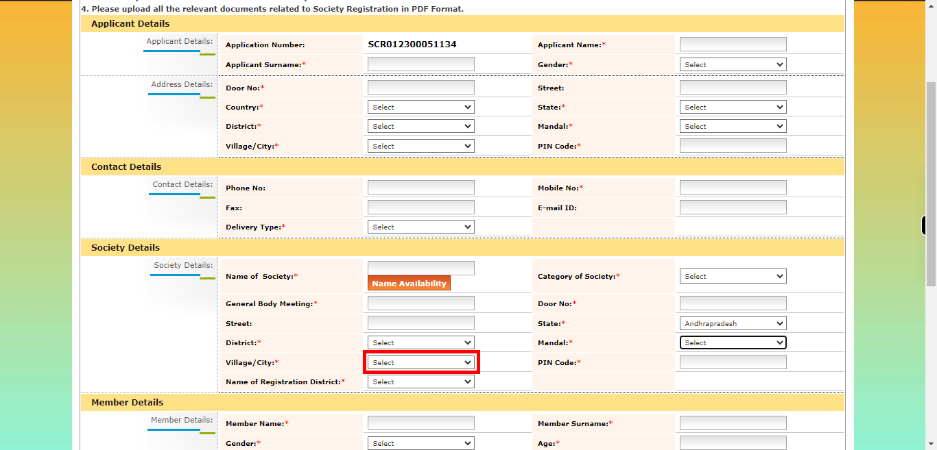 onlineap.meeseva.gov.in/CitizenPortal/userinterface/citizen/CARD/SocietyRegistrationApplication.aspx