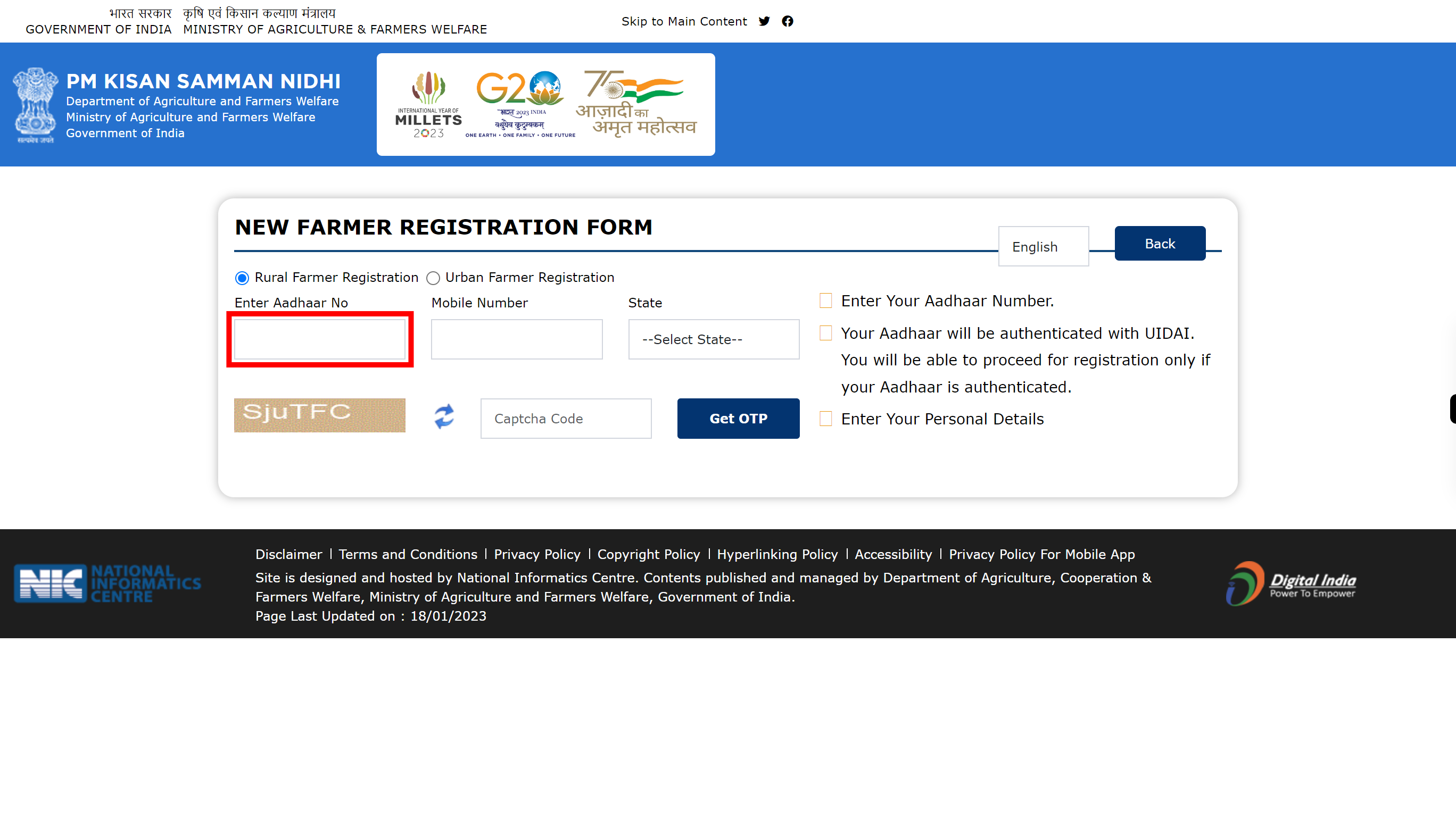 pmkisan.gov.in/RegistrationFormNew.aspx