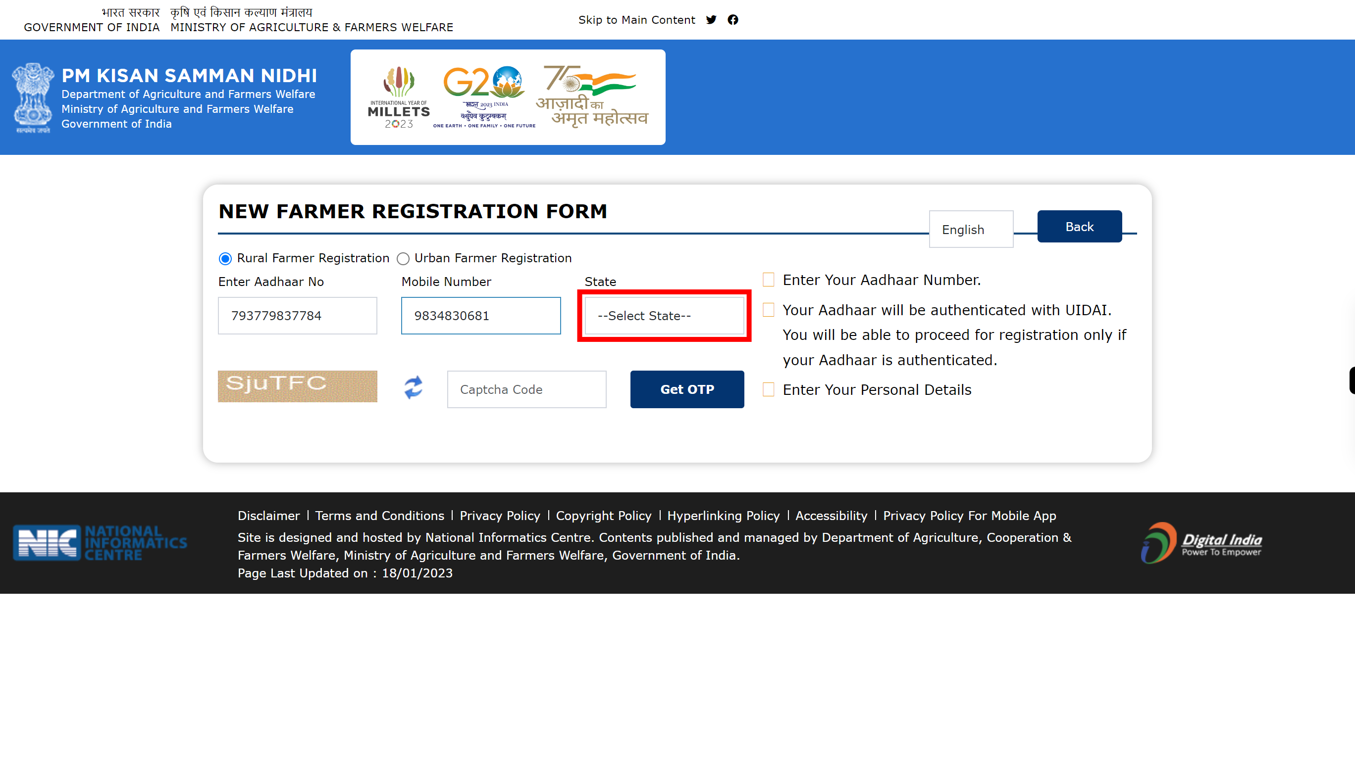 pmkisan.gov.in/RegistrationFormNew.aspx