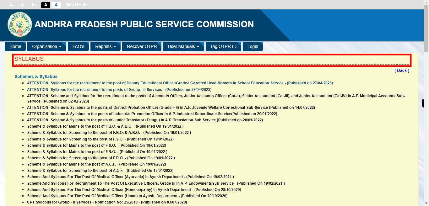 Andhra Pradesh Public Service Commission