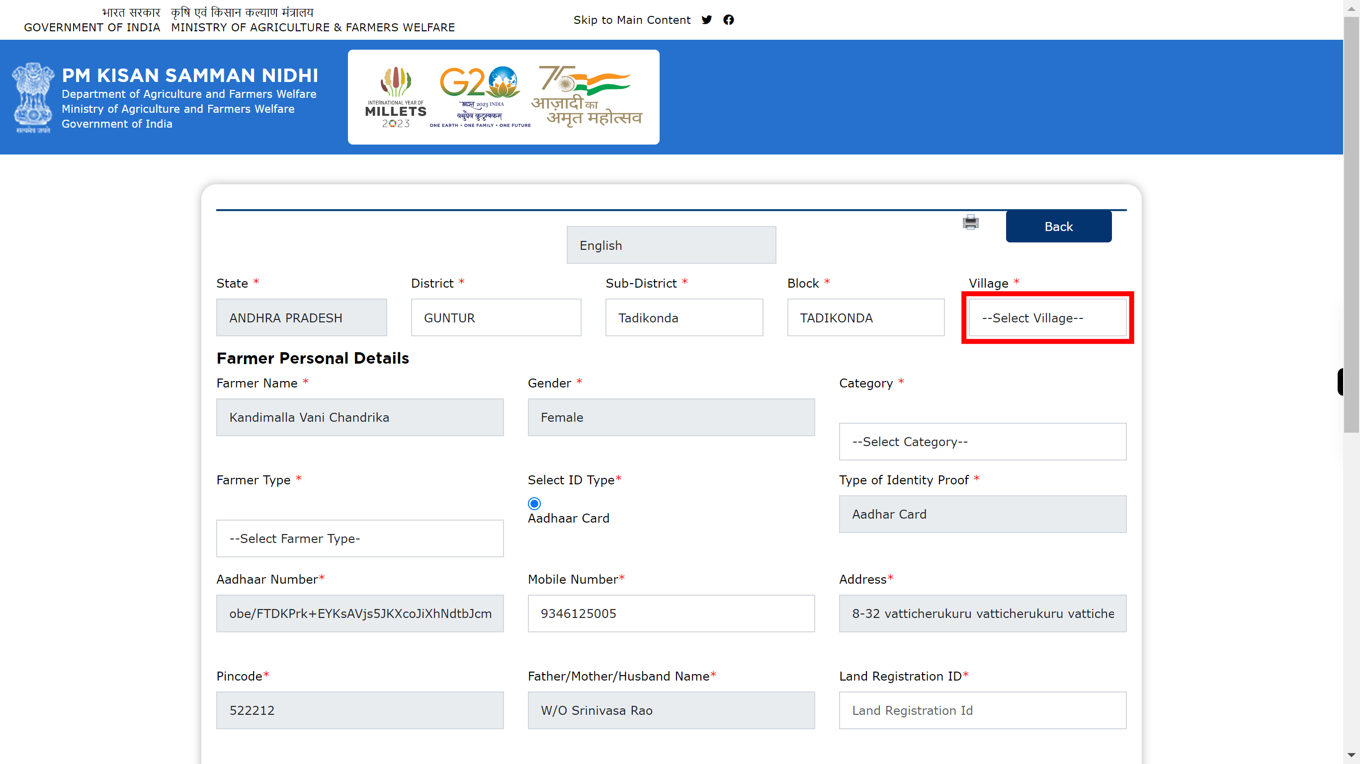 pmkisan.gov.in/RegistrationFormByFarmerNew.aspx?IDS=obe%2fFTDKPrk+EYKsAVjs5JKXcoJiXhNdtbJcmajOO0U%3d&CAP=+k8aJzuBAoAVArYbzv0ijA%3d%3d&MOB=W06040w6laSBwgslxZ+ikQvqzJ3OowPvid0TvAyBWLo%3d&CAPM=+k8aJzuBAoAVArYbzv0ijA%3d%3d&Scode=ZWCk+GOP%2frZCX7zHZw4n%2fA%3d%3d