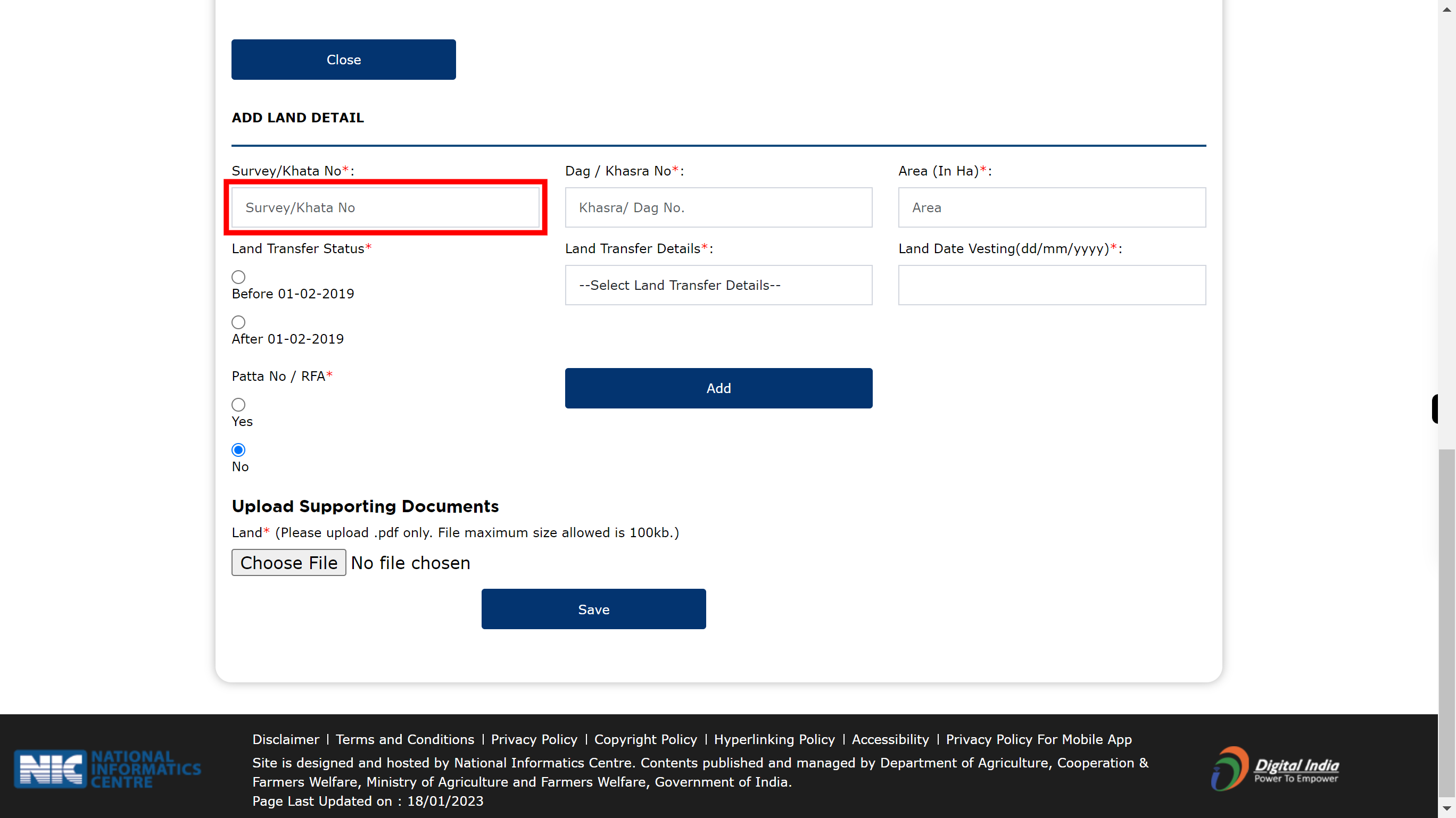 pmkisan.gov.in/RegistrationFormByFarmerNew.aspx?IDS=obe%2fFTDKPrk+EYKsAVjs5JKXcoJiXhNdtbJcmajOO0U%3d&CAP=+k8aJzuBAoAVArYbzv0ijA%3d%3d&MOB=W06040w6laSBwgslxZ+ikQvqzJ3OowPvid0TvAyBWLo%3d&CAPM=+k8aJzuBAoAVArYbzv0ijA%3d%3d&Scode=ZWCk+GOP%2frZCX7zHZw4n%2fA%3d%3d