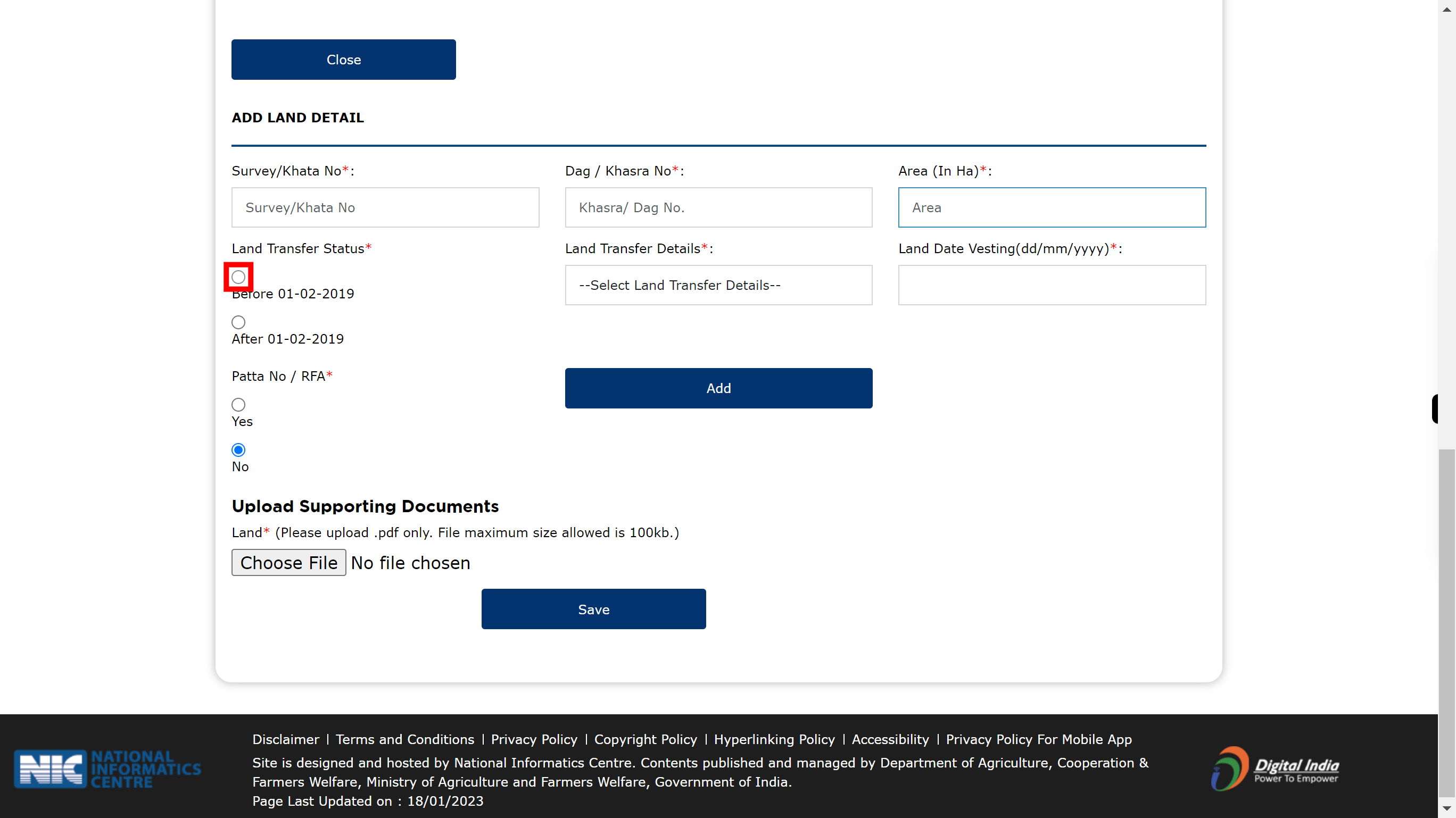 pmkisan.gov.in/RegistrationFormByFarmerNew.aspx?IDS=obe%2fFTDKPrk+EYKsAVjs5JKXcoJiXhNdtbJcmajOO0U%3d&CAP=+k8aJzuBAoAVArYbzv0ijA%3d%3d&MOB=W06040w6laSBwgslxZ+ikQvqzJ3OowPvid0TvAyBWLo%3d&CAPM=+k8aJzuBAoAVArYbzv0ijA%3d%3d&Scode=ZWCk+GOP%2frZCX7zHZw4n%2fA%3d%3d