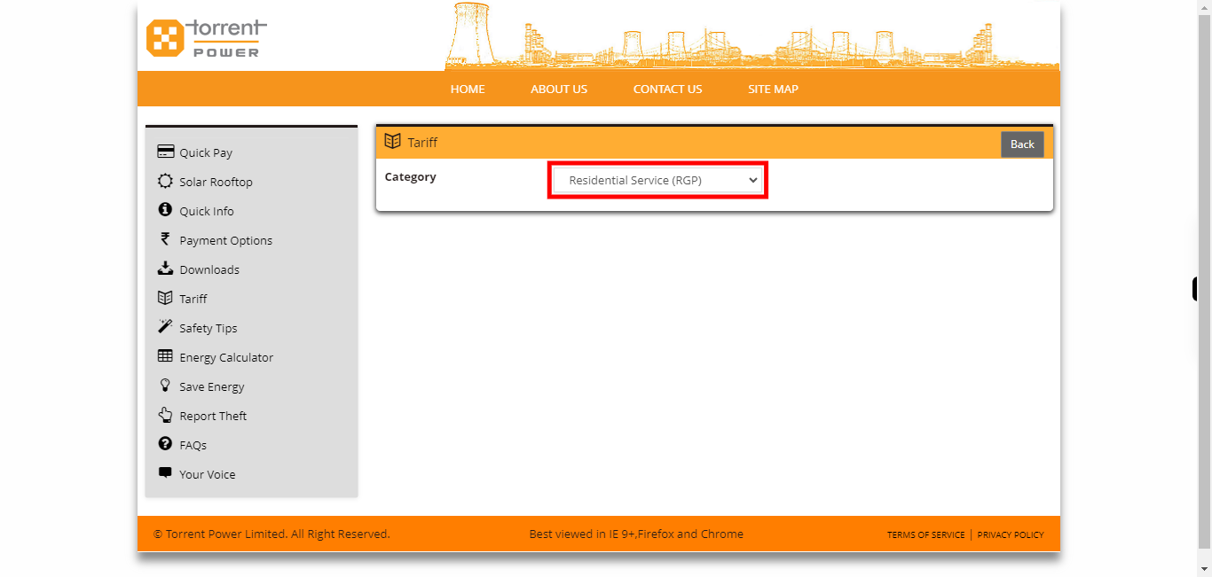 Torrent Power Customer Portal - SearchTariff