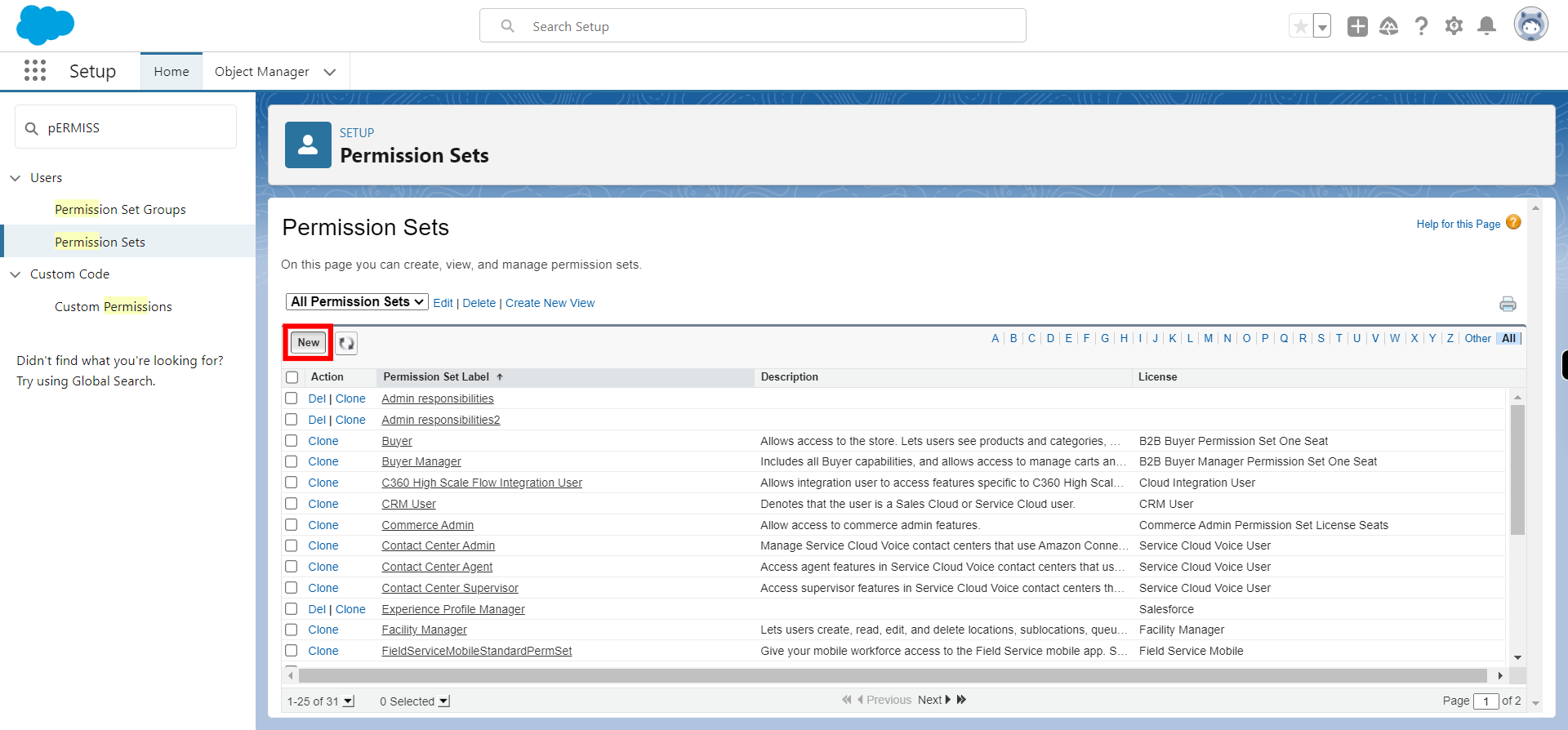 Permission Sets | Salesforce