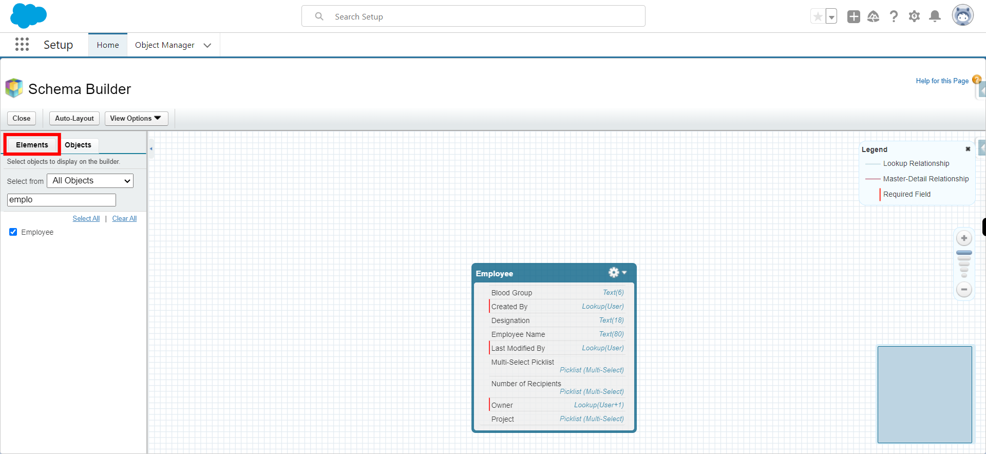 Schema Builder | Salesforce