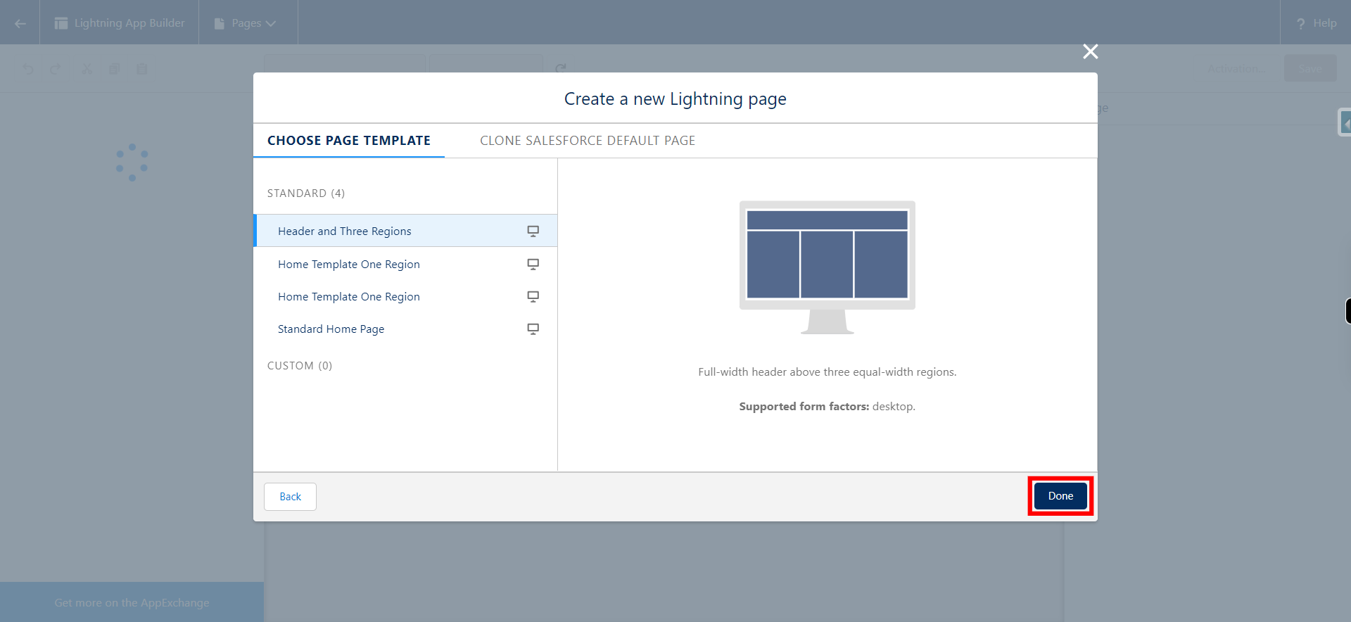 Lightning App Builder