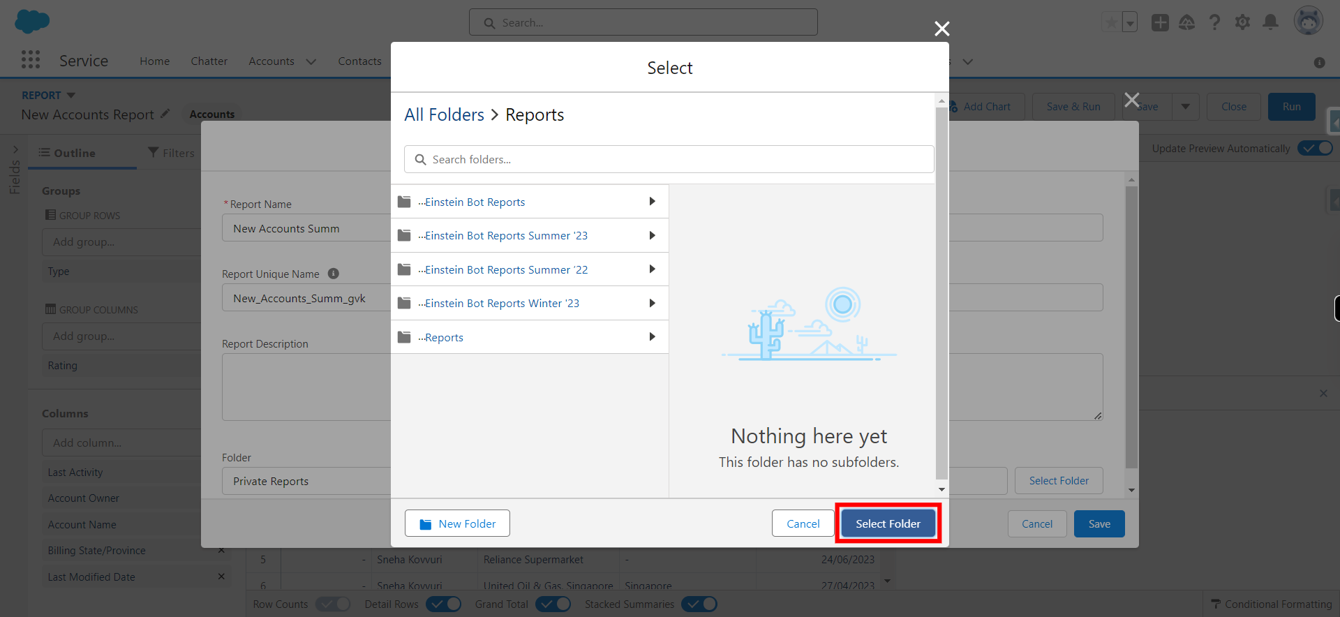 Report Builder | Salesforce