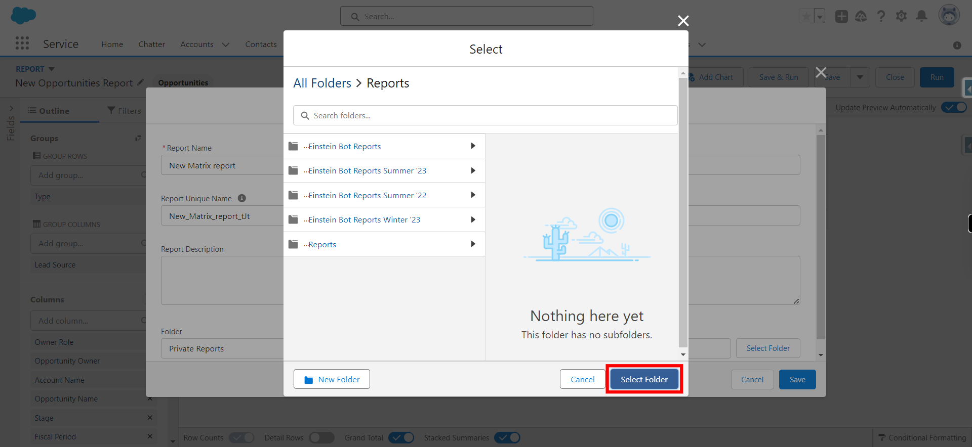 Report Builder | Salesforce