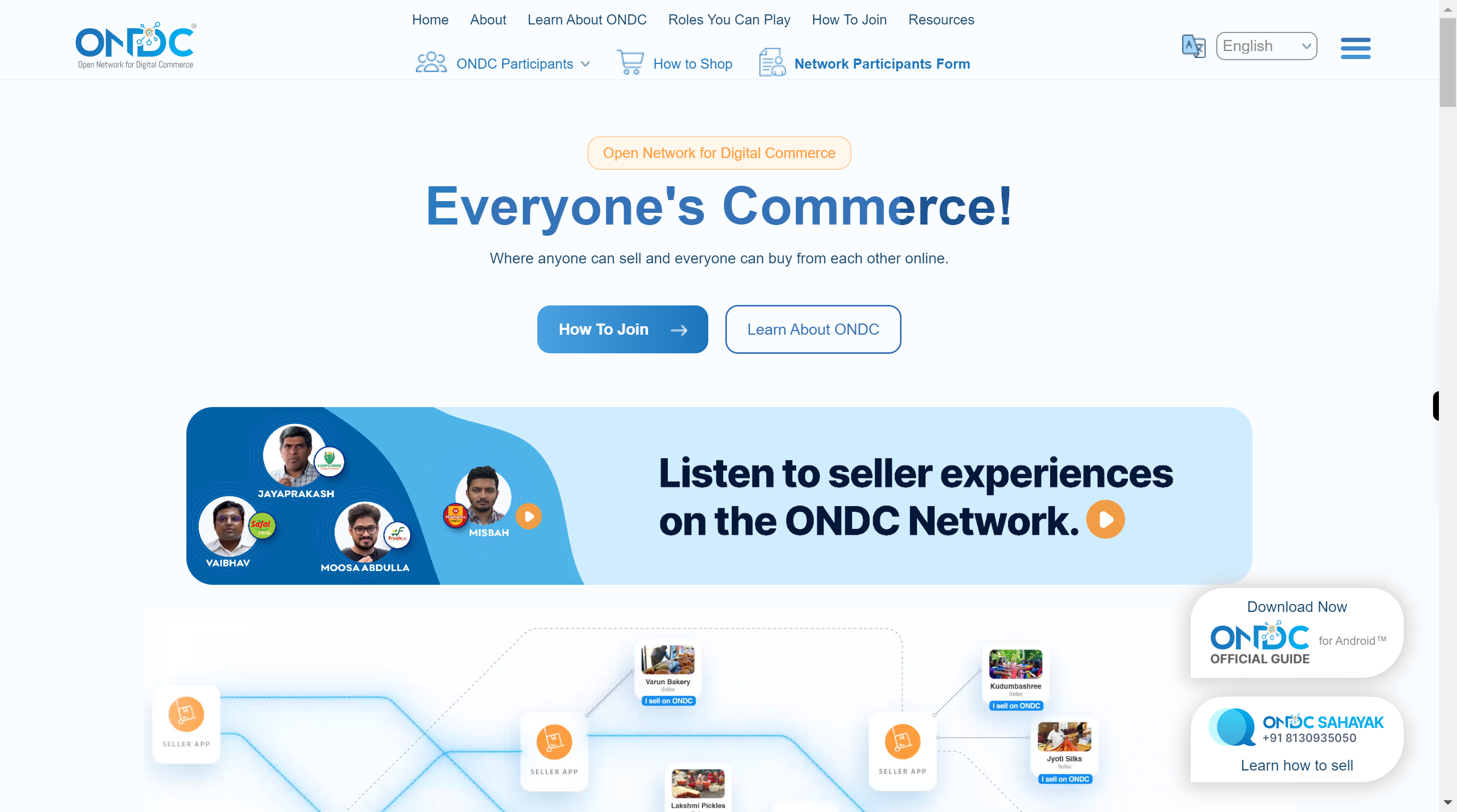 ONDC | Open Network for Digital Commerce