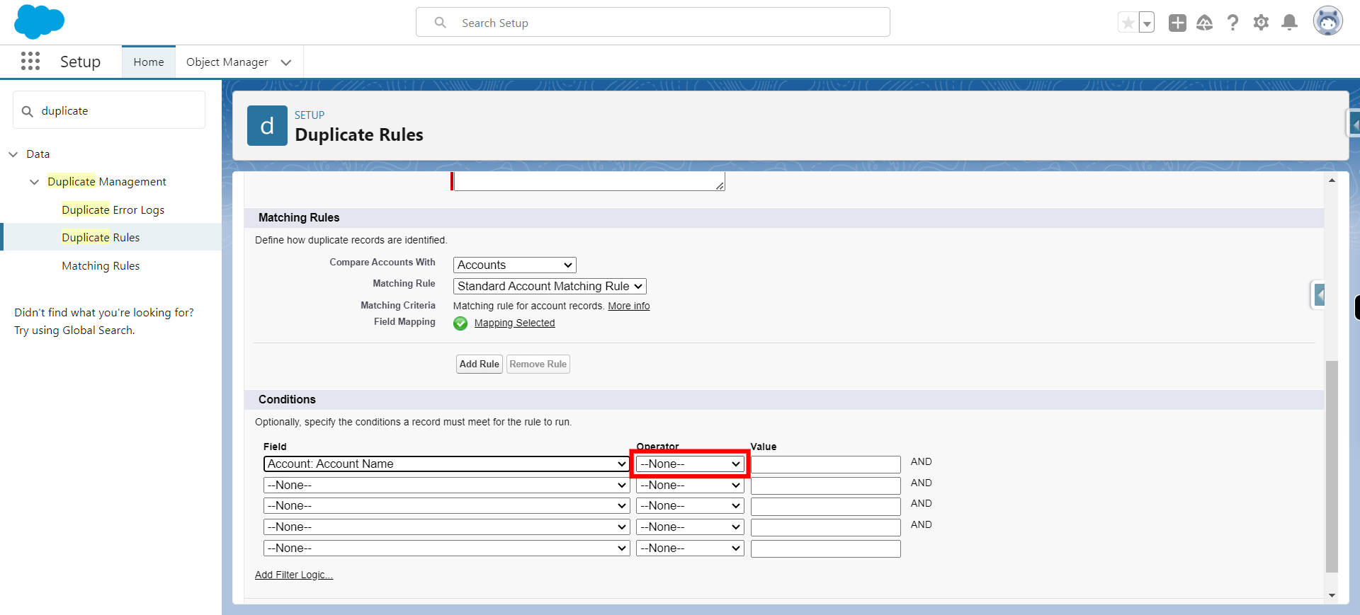 Duplicate Rules | Salesforce