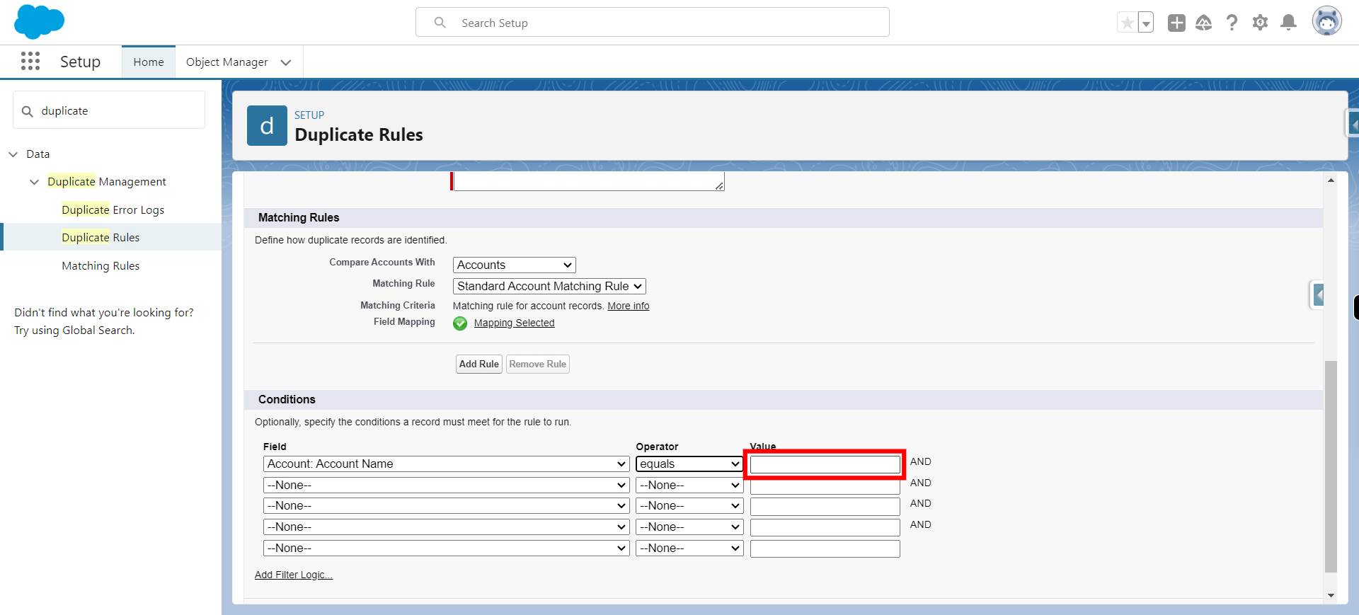 Duplicate Rules | Salesforce