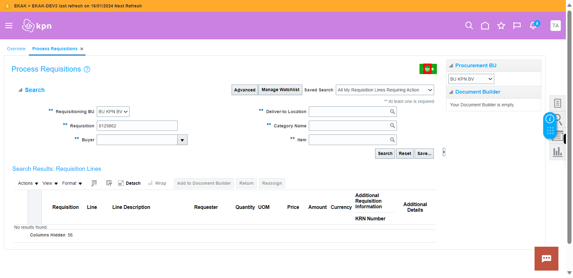 Process Requisitions - Purchase Orders - Oracle Fusion Cloud Applications