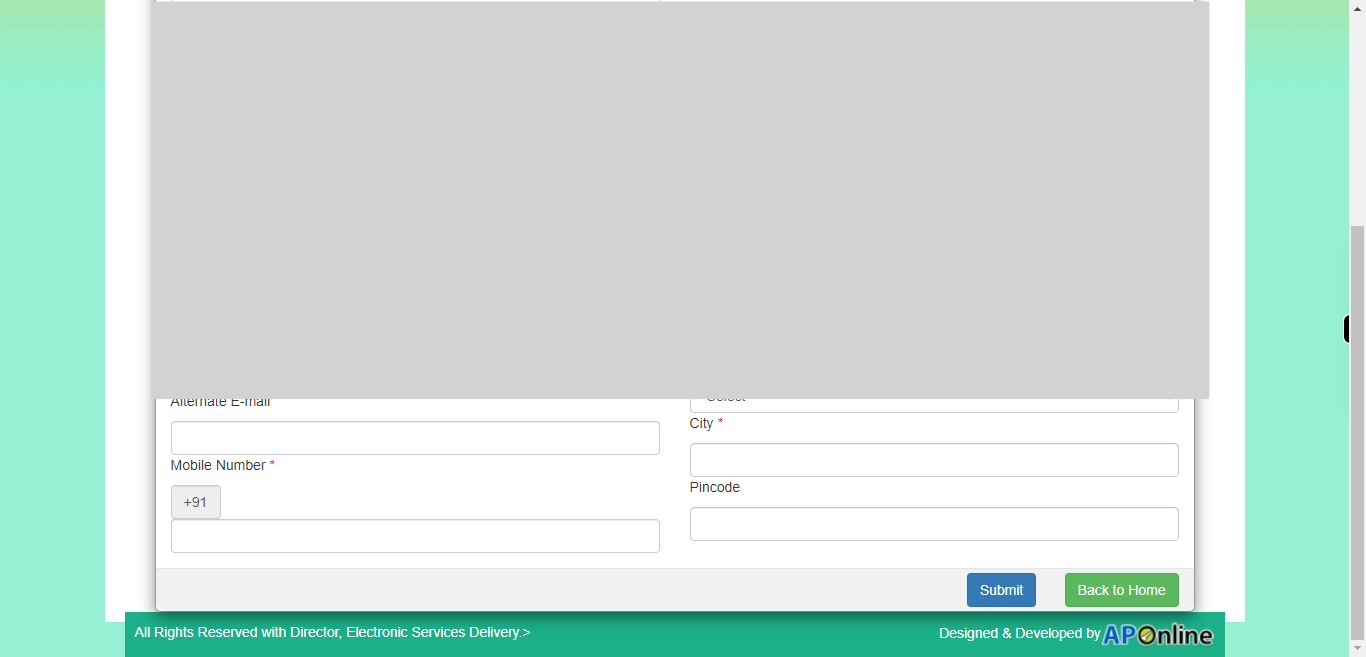 :: Meeseva - Online Login Form ::