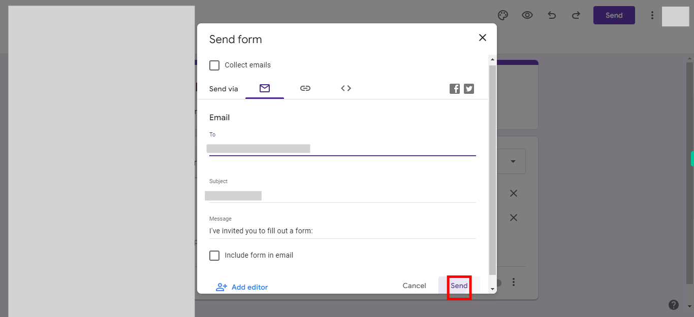 Testing Super - Google Forms