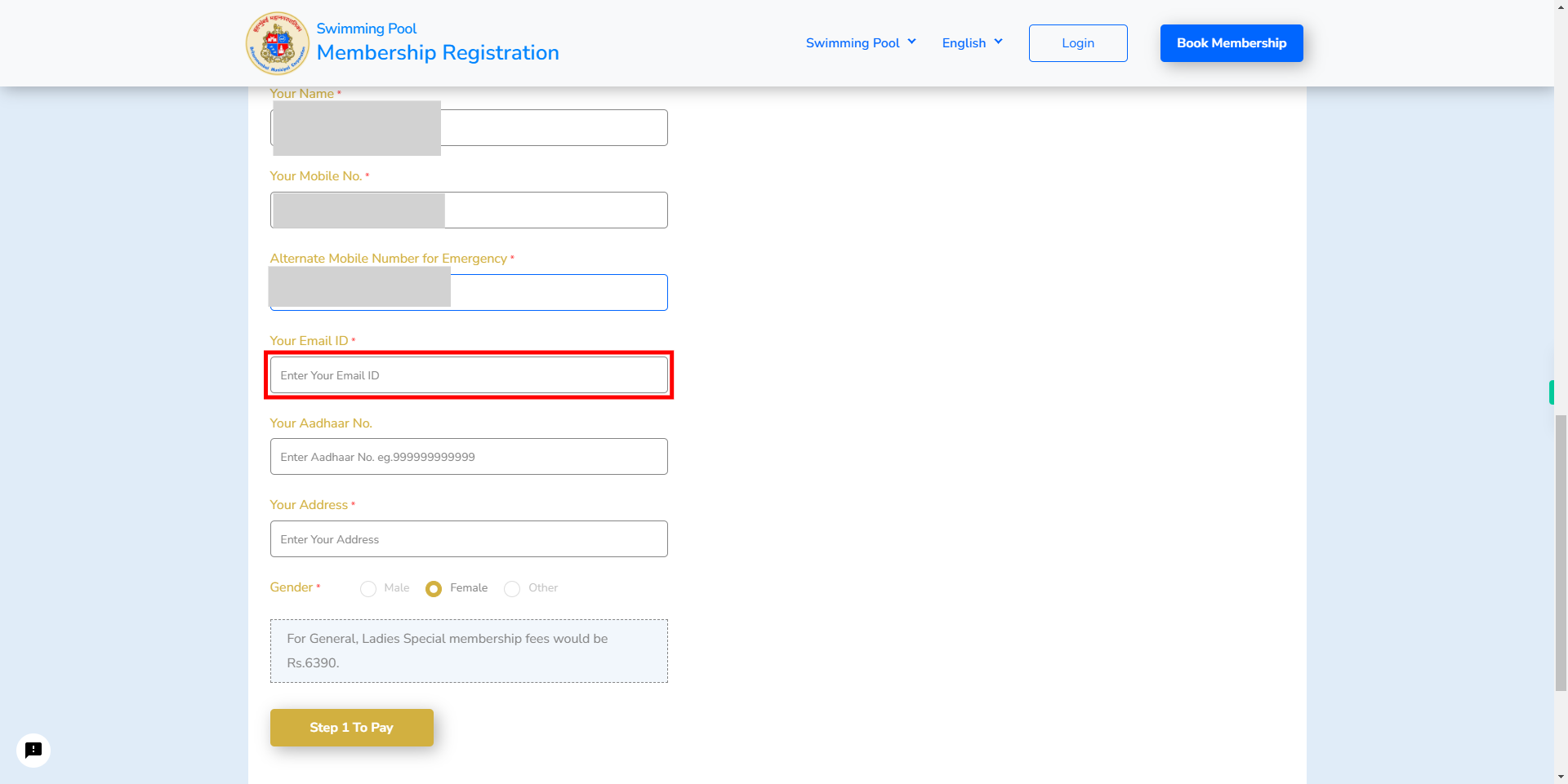 Membership Registration | BMC