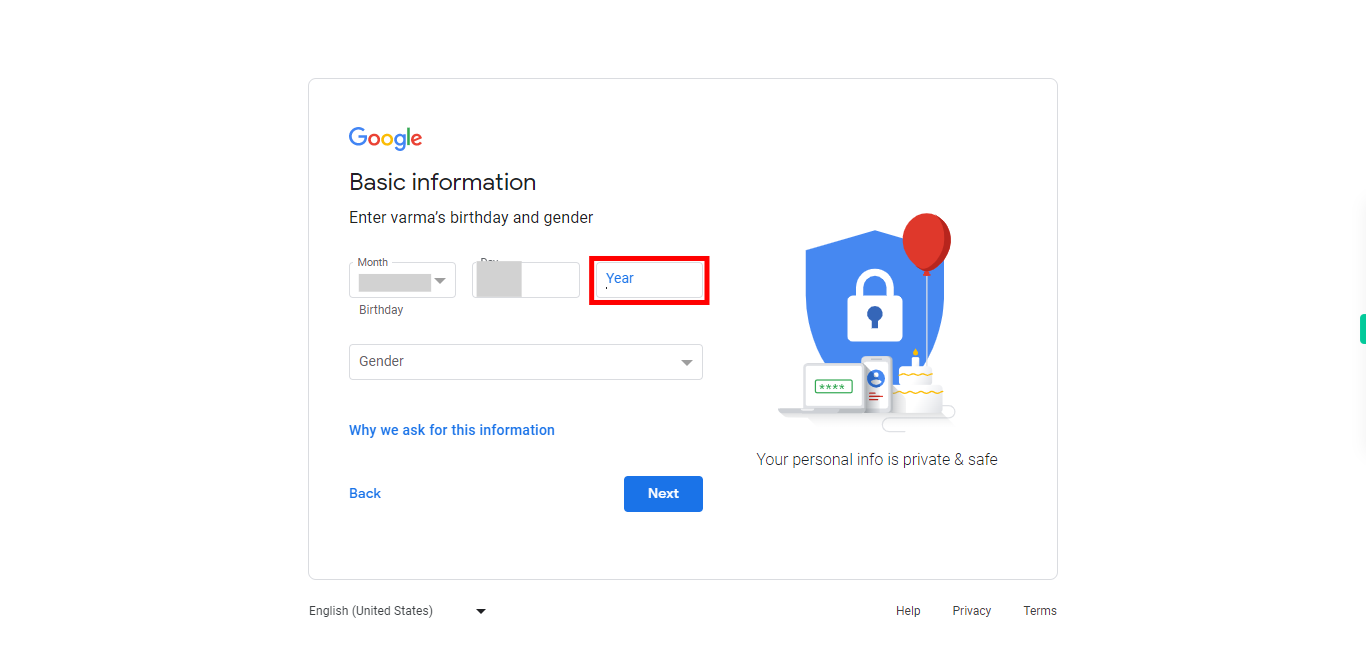 Create your Google Account