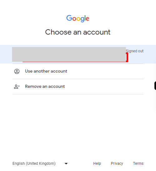 Sign in – Google accounts