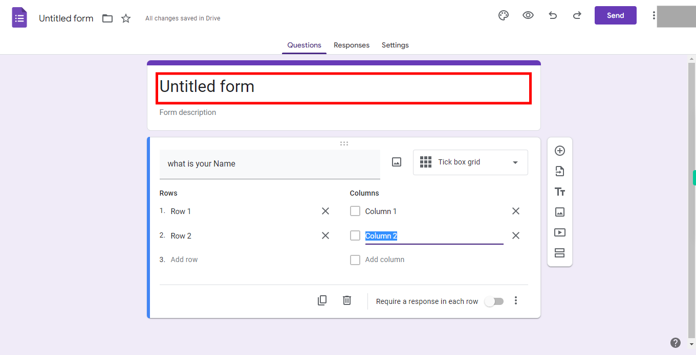 Untitled form - Google Forms