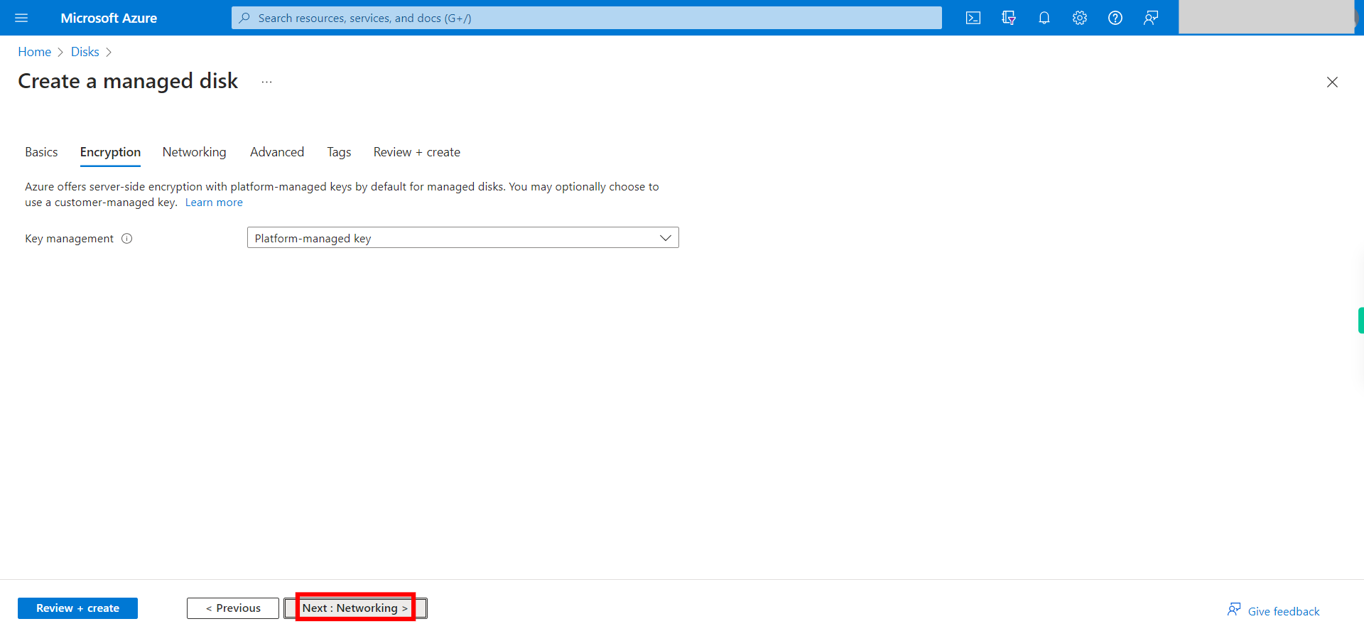 Create a managed disk - Microsoft Azure