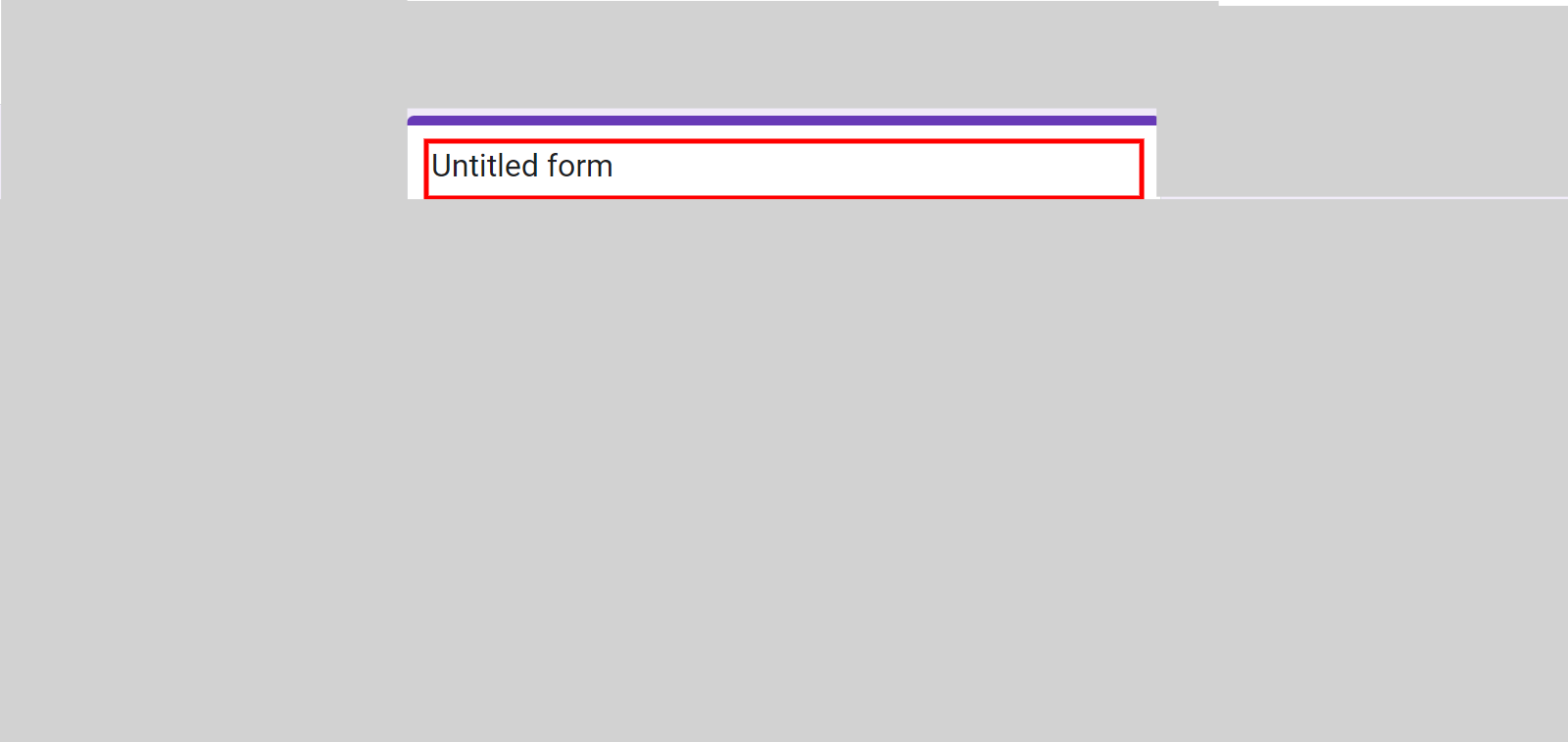 Untitled form - Google Forms