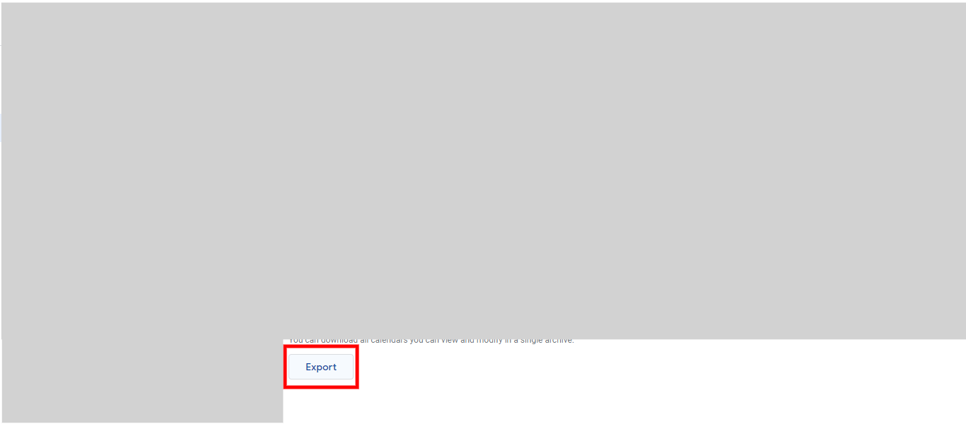 Google Calendar - Export/import calendars