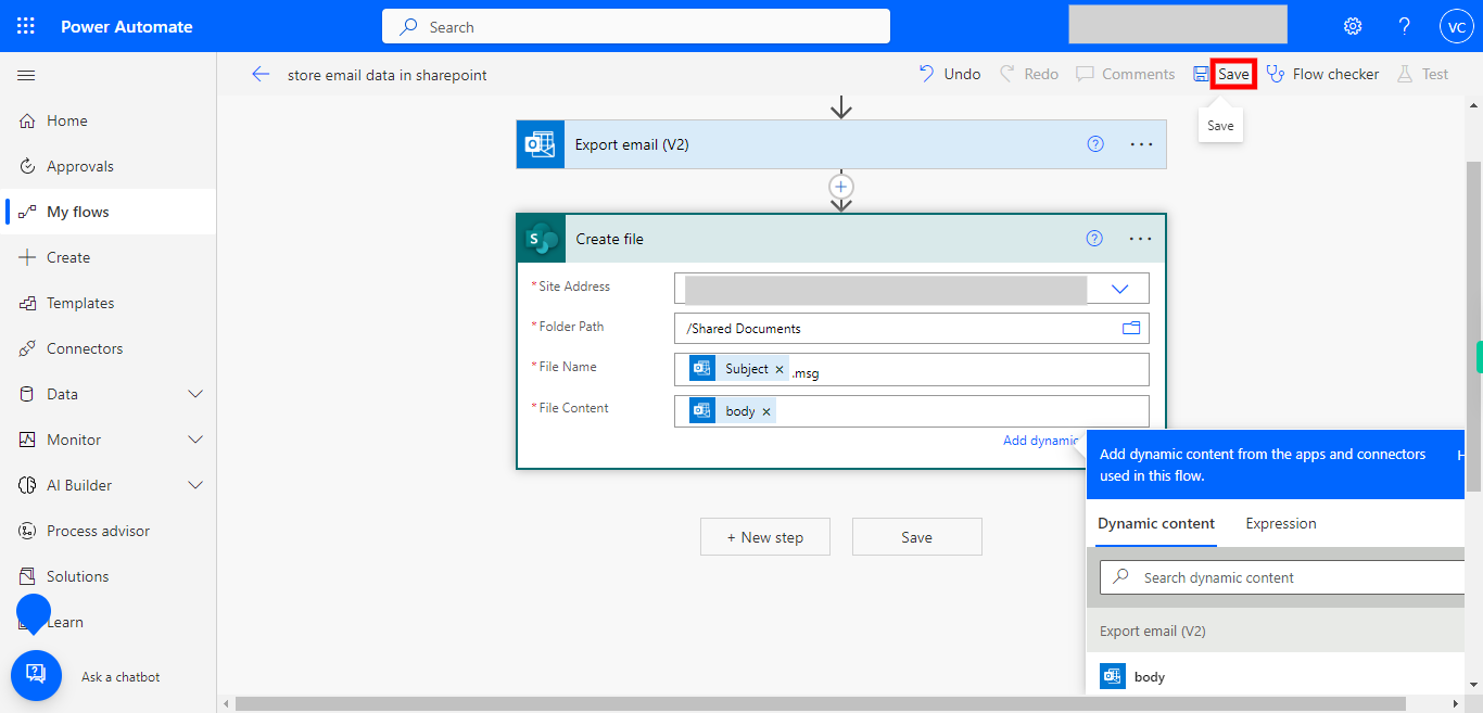 Create your flow | Power Automate