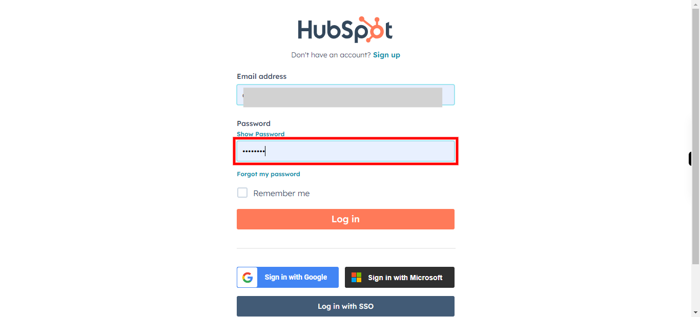 HubSpot Login