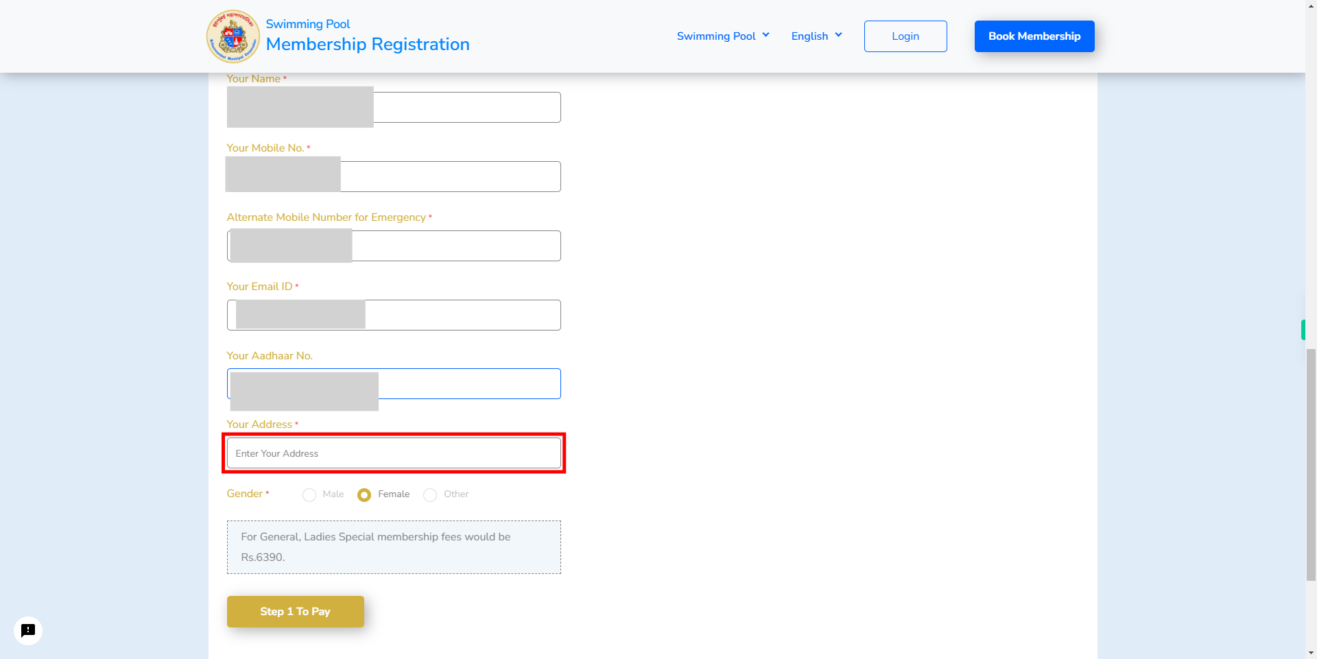 Membership Registration | BMC